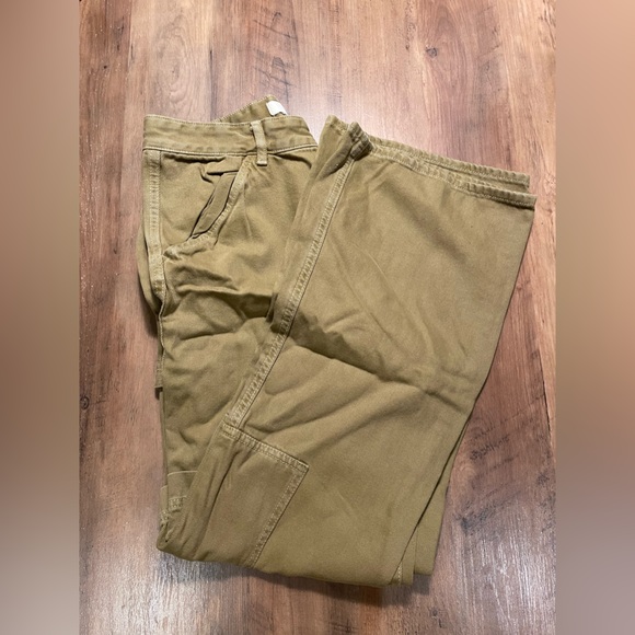 Tan Cargo pants high rise - Picture 6 of 7